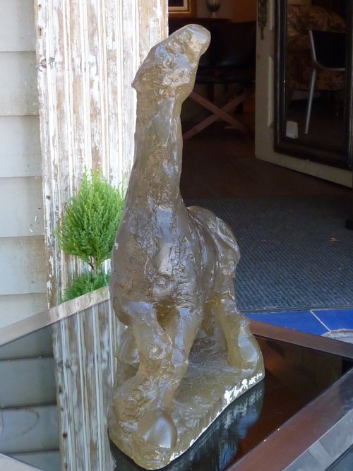 Daum Horse Sculpture