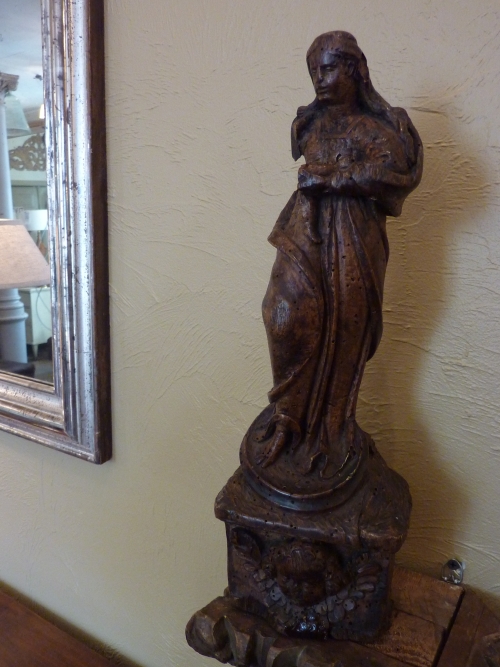 18th Century Carved Madonna