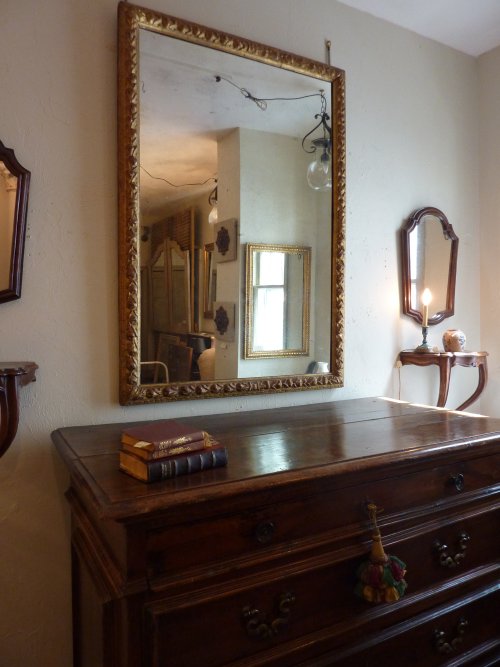  Italian 17th Century Carved Fruit Mirror