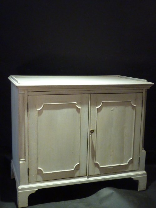 Antique Whitewashed Cabinet