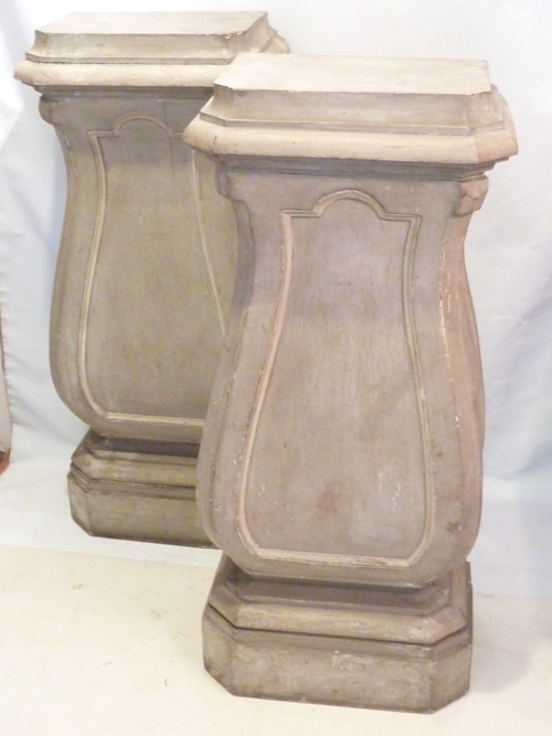 Pair of Tuscan Pedestals