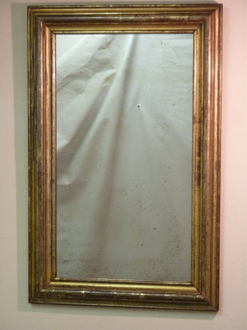 19th Century Silver Gold Mirror
