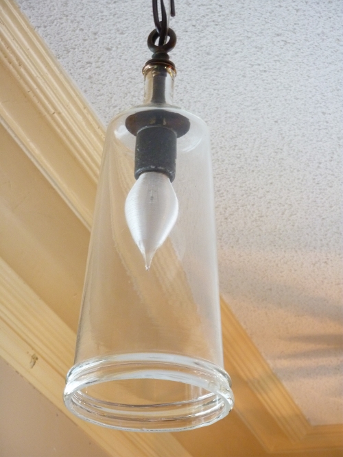 Glass Funnel Pendant Light