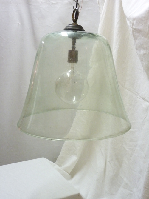 Two French Cloche Lights