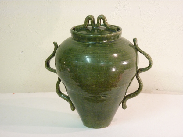 Olive Green Jar