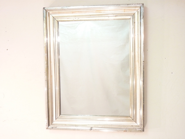 19th Century Silverleafed Mirror