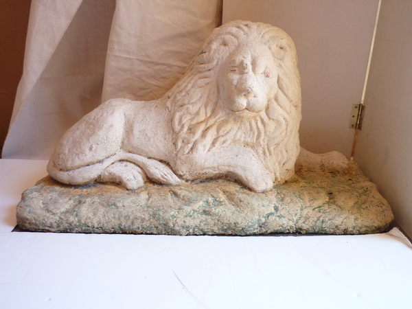 Reclining Lion Statue