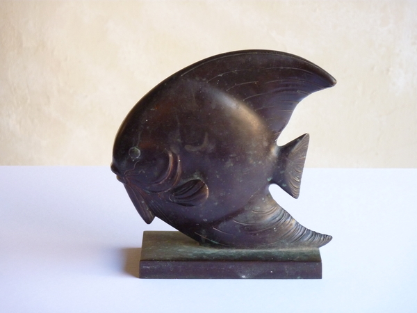 Bronze Art Deco Fish