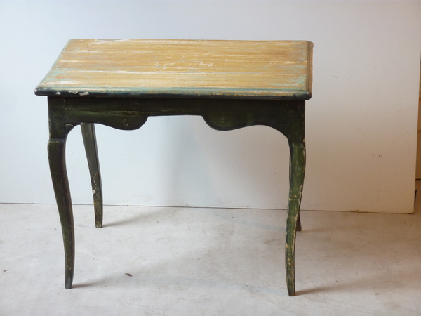 French 18th Century Low Painted Table