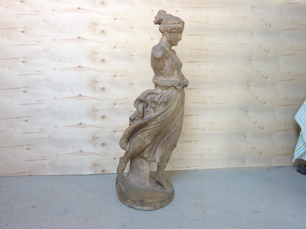 Neo Classical Style Terracotta Sculpture of Woman