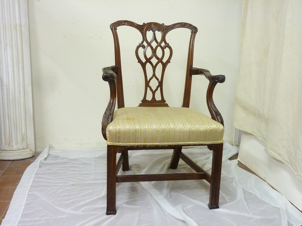 18th Century English Chippendale Armchair