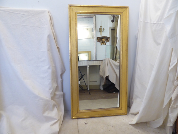 19th Century Aged Gold Mirror