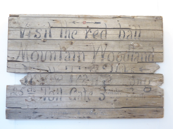 19th Century Weathered Sign
