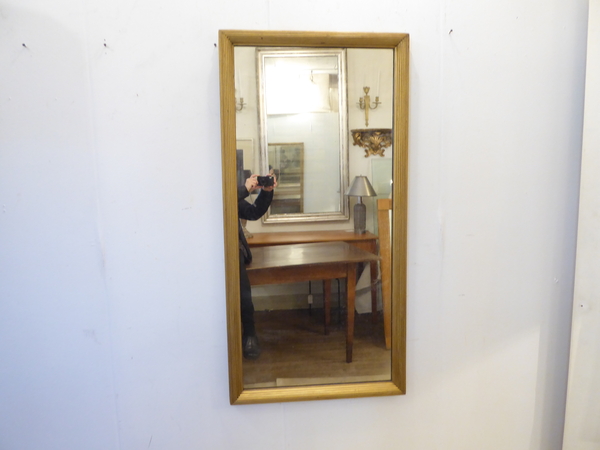 Gold Reeded Mirror