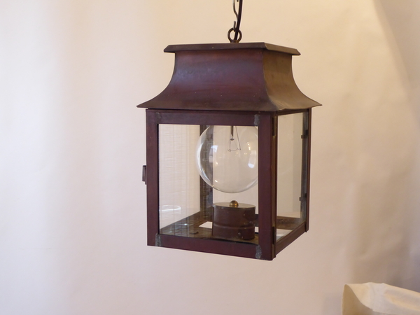 Small Antique Copper Lantern
