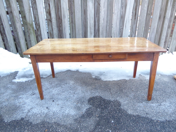 19th C French Cherry Dining Table