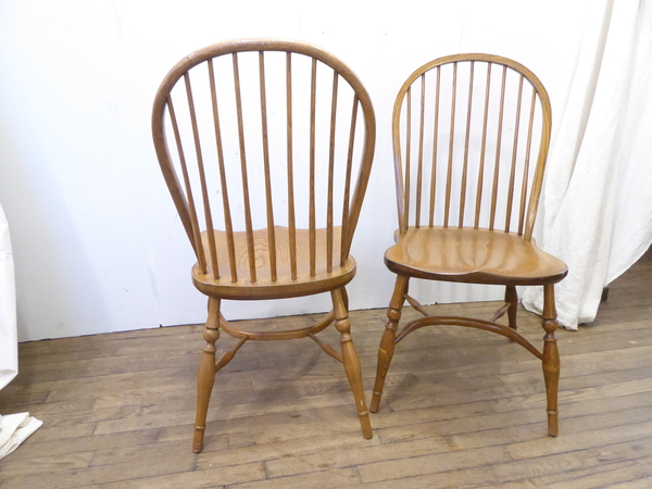 Pair Windsor Side Chairs