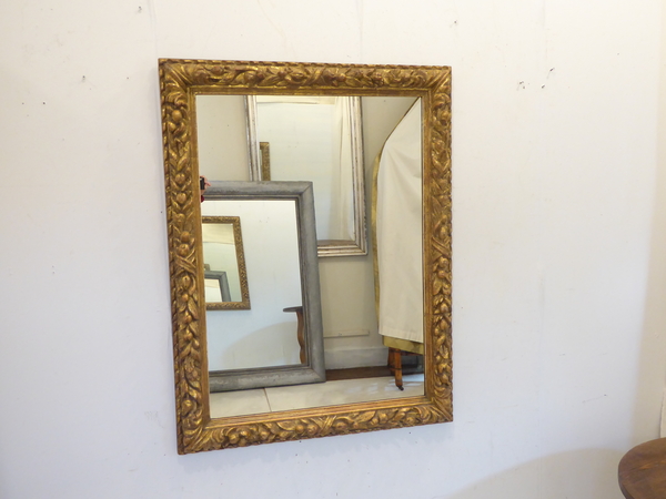 Italian Carved Wood Mirror