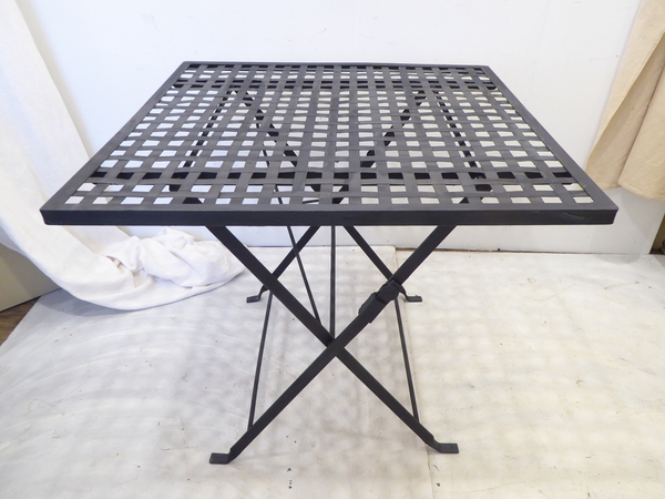 Woven Iron Table