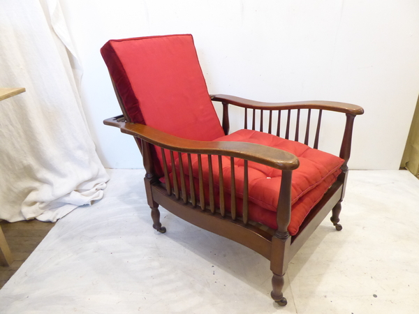 Victorian Mahogany Morris Chair