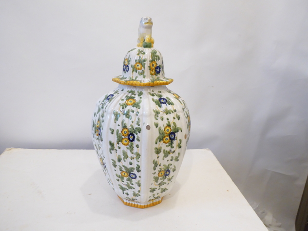 Antique Italian Covered Vase