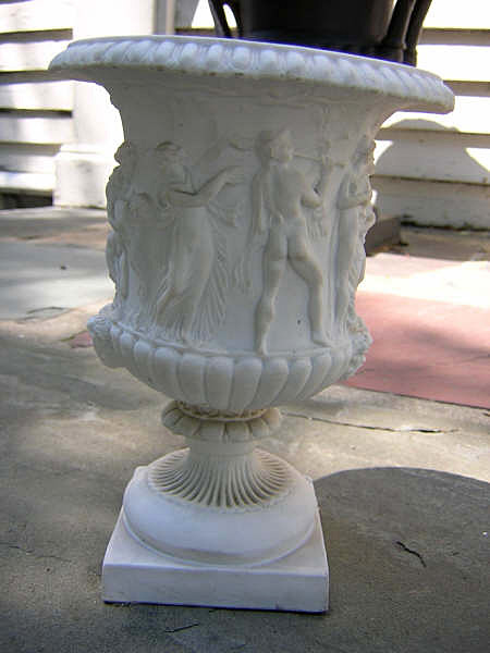 Antique Neo-Classical Style Parian Urn