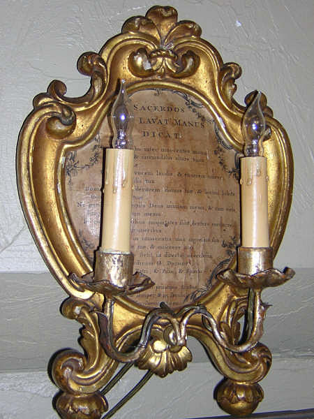 20th Century Pair Italian Carved Wooden Plaques