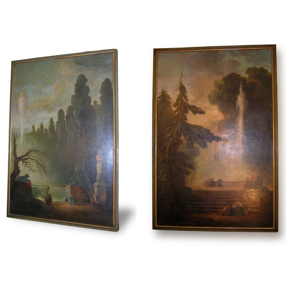 Pair of French Landscape Paintings