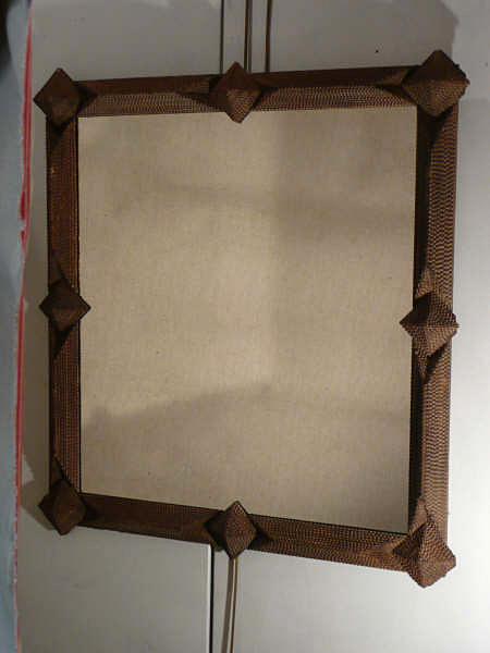 20th century Tramp Art Frame