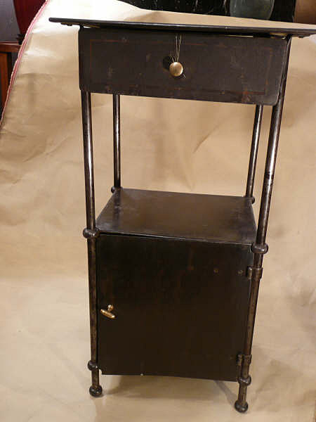 19th Century French Tole Night Table