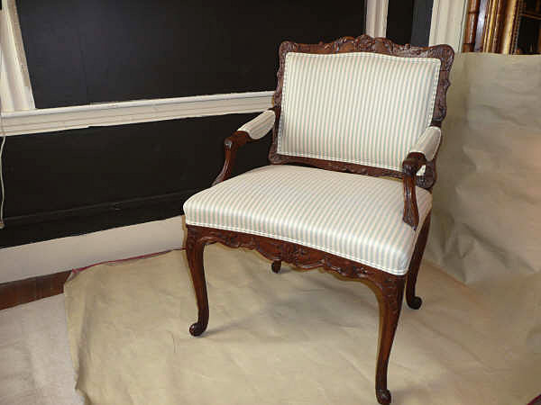 Antique Pair Regence Style Fauteuils