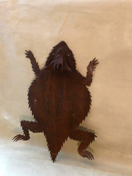 Modern Horned Toad Plaque