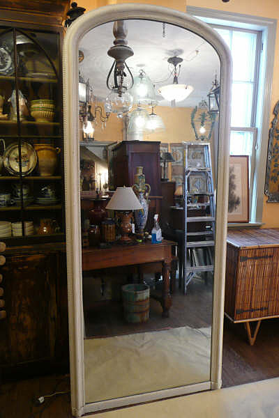19th Century European Full Length Mirror