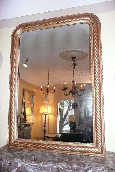 Louis Philippe Ripple Frame Mirror