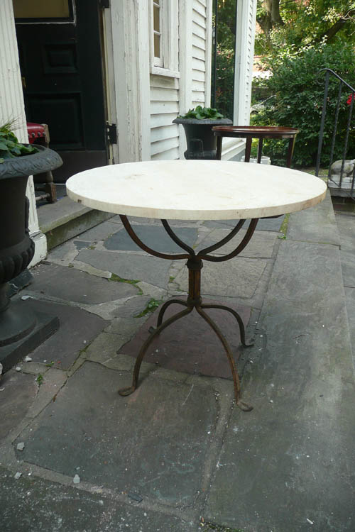 Travertine Table