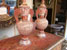 Spanish lusterware covered vases