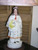 antique Staffordshire figure of red riding hood