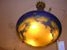 Art Nouveau period French glass bowl light, signed