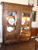19th century French carved oak display cabinet
