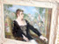 Oil painting by listed illustrator Edmund Ward