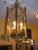 20th century lantern with concave glass panels