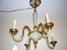20th Century French tole and ormolu chandlier