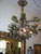 Circa 1900 French bronze mistletoe chandlier