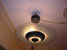 20th century French copper and glass light