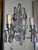 20th century French silvered bronze sconces