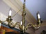 20th century French brass chandelier