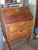 18th century French camphorwood diminutive fall front desk