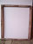 19th century American Gothic carved wood gesso finish frame