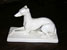 20th century English Staffordshire centennial ceramic whippet