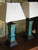 pair Antique Chinese ceramic lamps